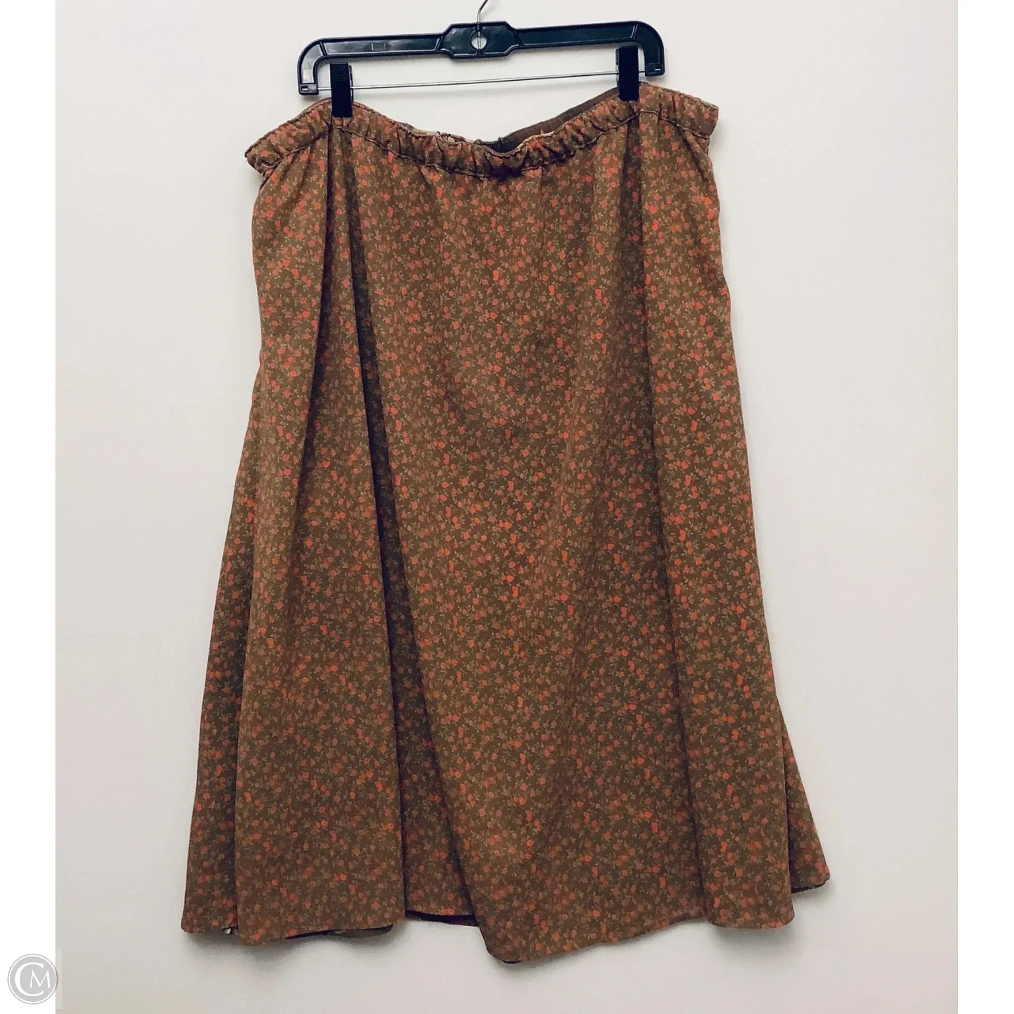 Skirt Maxi By White Stag In Brown, Size: 18
