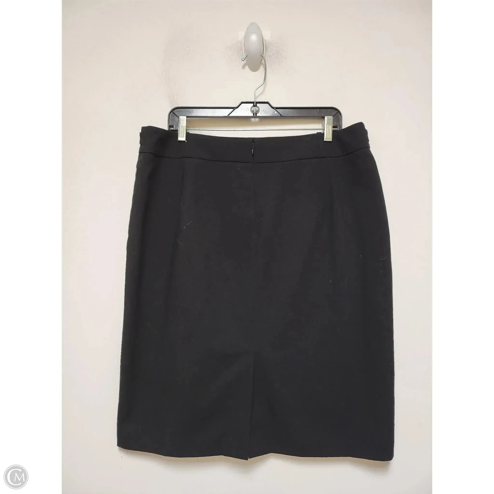 Skirt Midi By Calvin Klein In Black, Size: 16