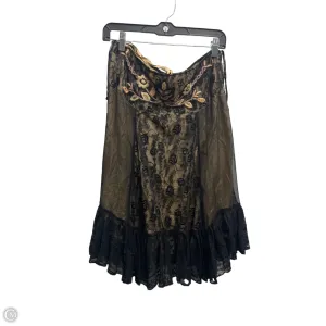 Skirt Midi By Hale Bob In Black & Tan, Size: S
