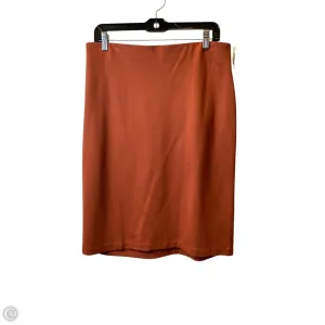 Skirt Midi By Premise In Orange, Size: 12