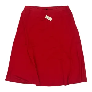 Skirt Midi By Talbots In Red, Size:M
