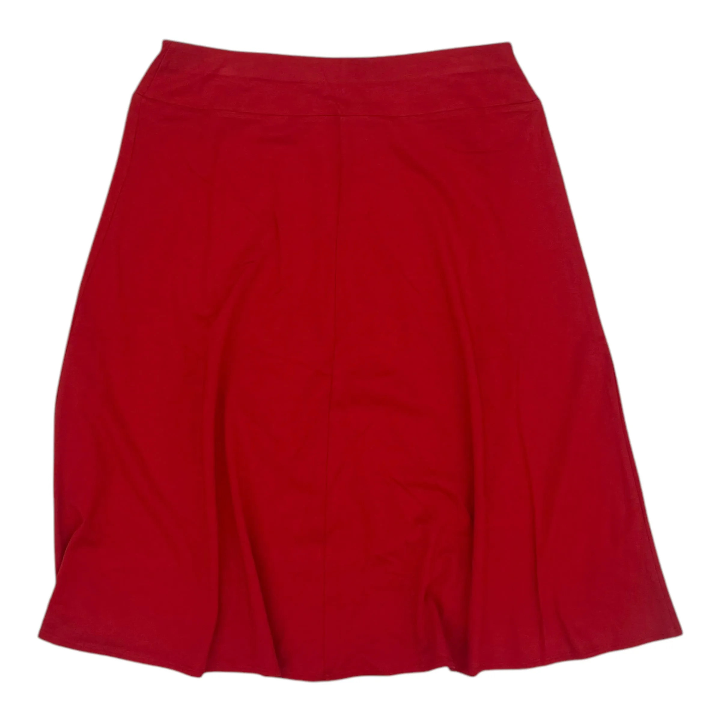 Skirt Midi By Talbots In Red, Size:M