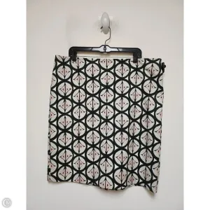 Skirt Mini & Short By Ann Taylor In Green & Pink, Size: 16