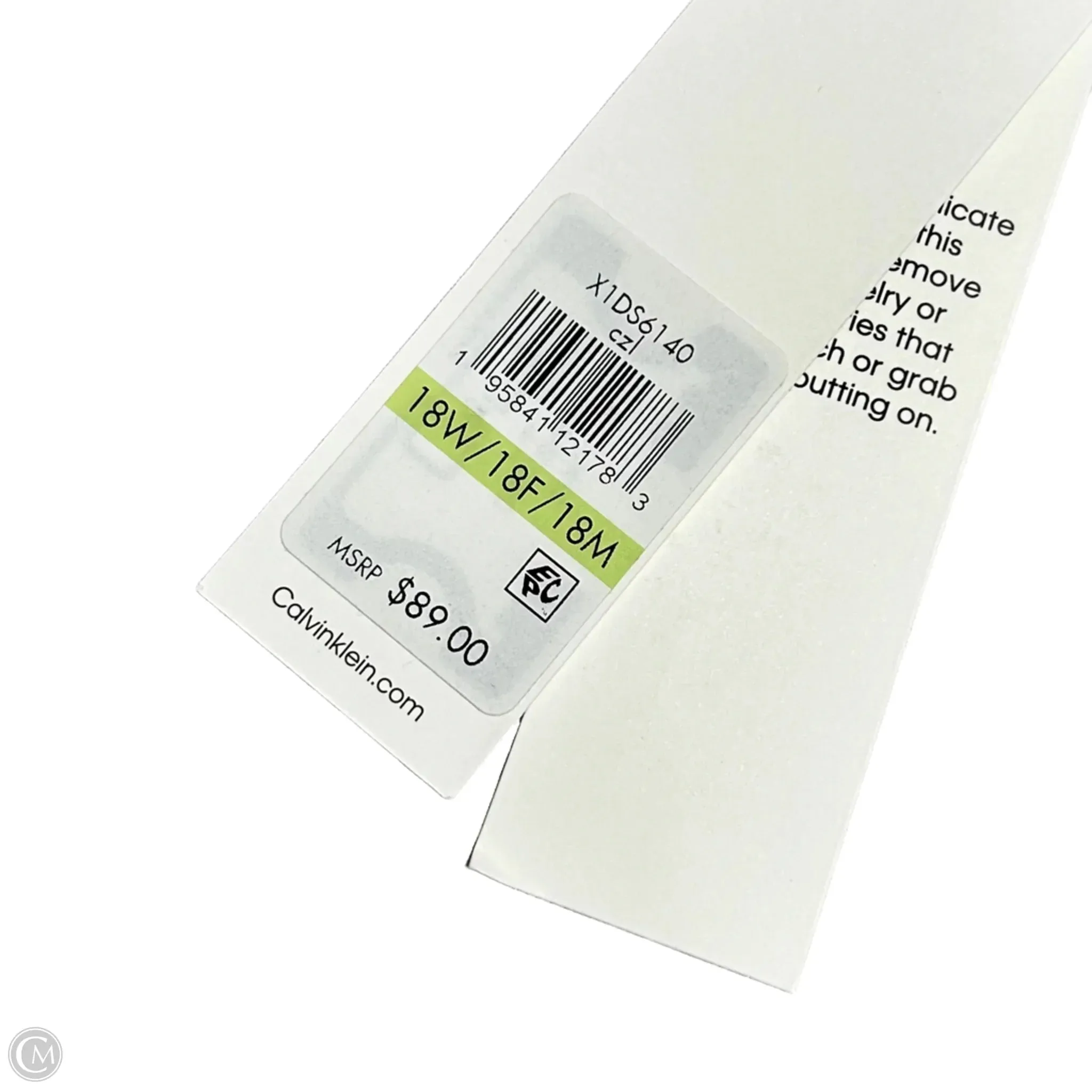 Skirt Mini & Short By Calvin Klein In Cream & White, Size: 18