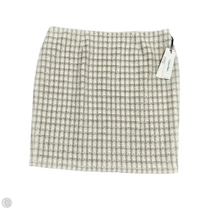 Skirt Mini & Short By Calvin Klein In Cream & White, Size: 18