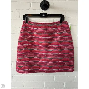 Skirt Mini & Short By Loft In Pink & White, Size: 6