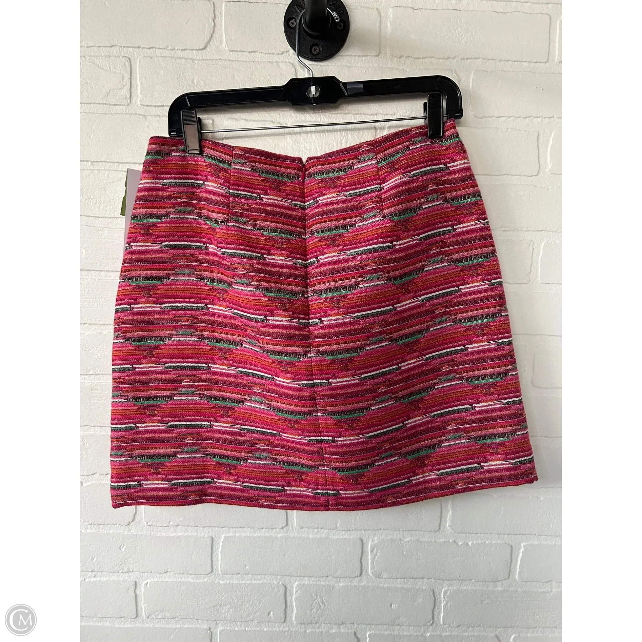 Skirt Mini & Short By Loft In Pink & White, Size: 6