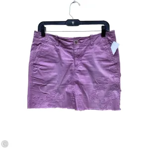 Skirt Mini & Short By Loft In Purple, Size: 6p