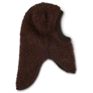Smallstuff Brown Balaclava Boucl Merino Wool