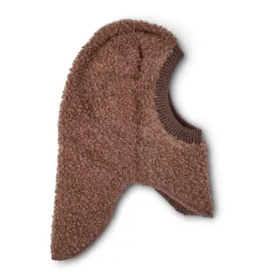 Smallstuff Rose Brown Balaclava Boucl Merino Wool
