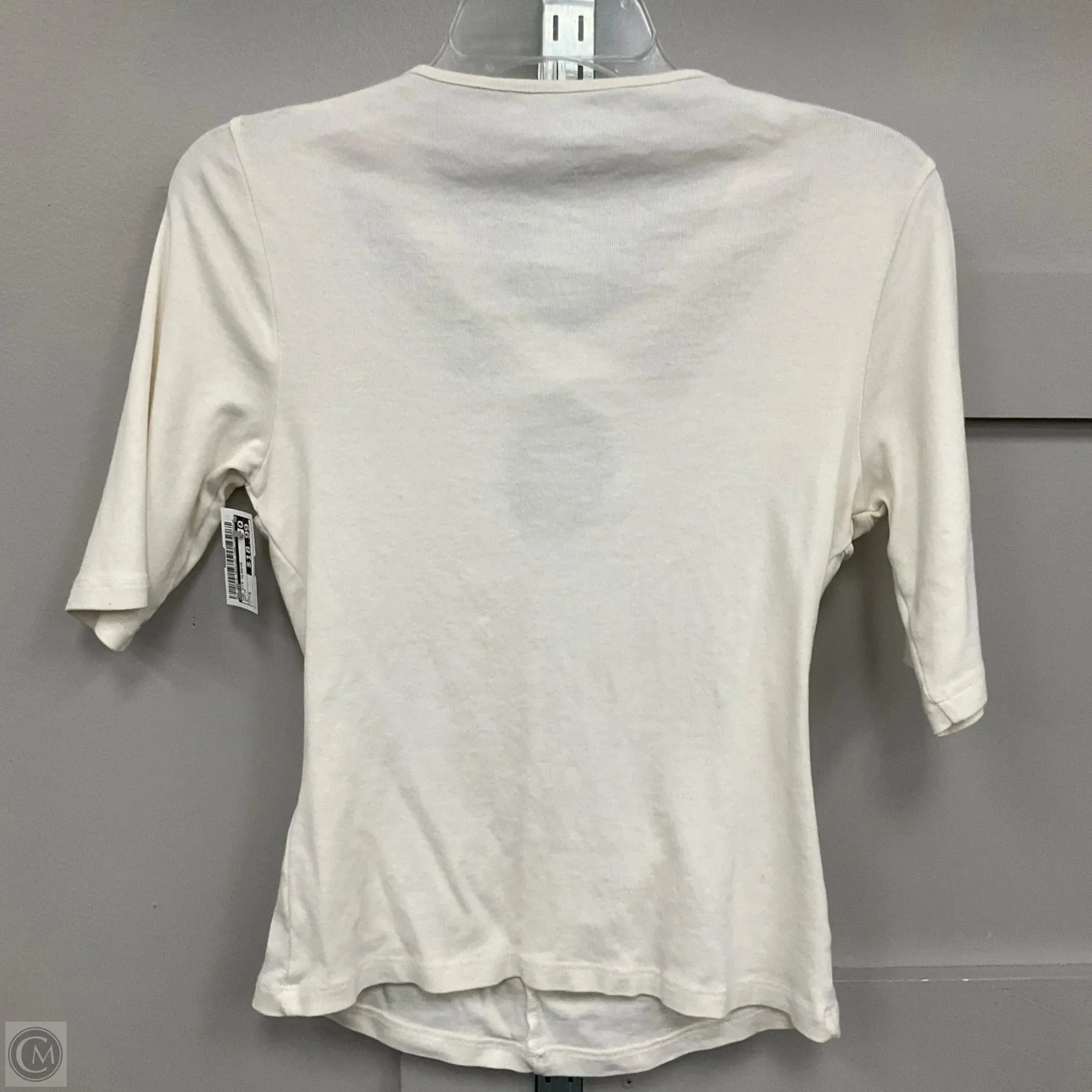 Top 3/4 Sleeve By Maeve In White, Size: S
