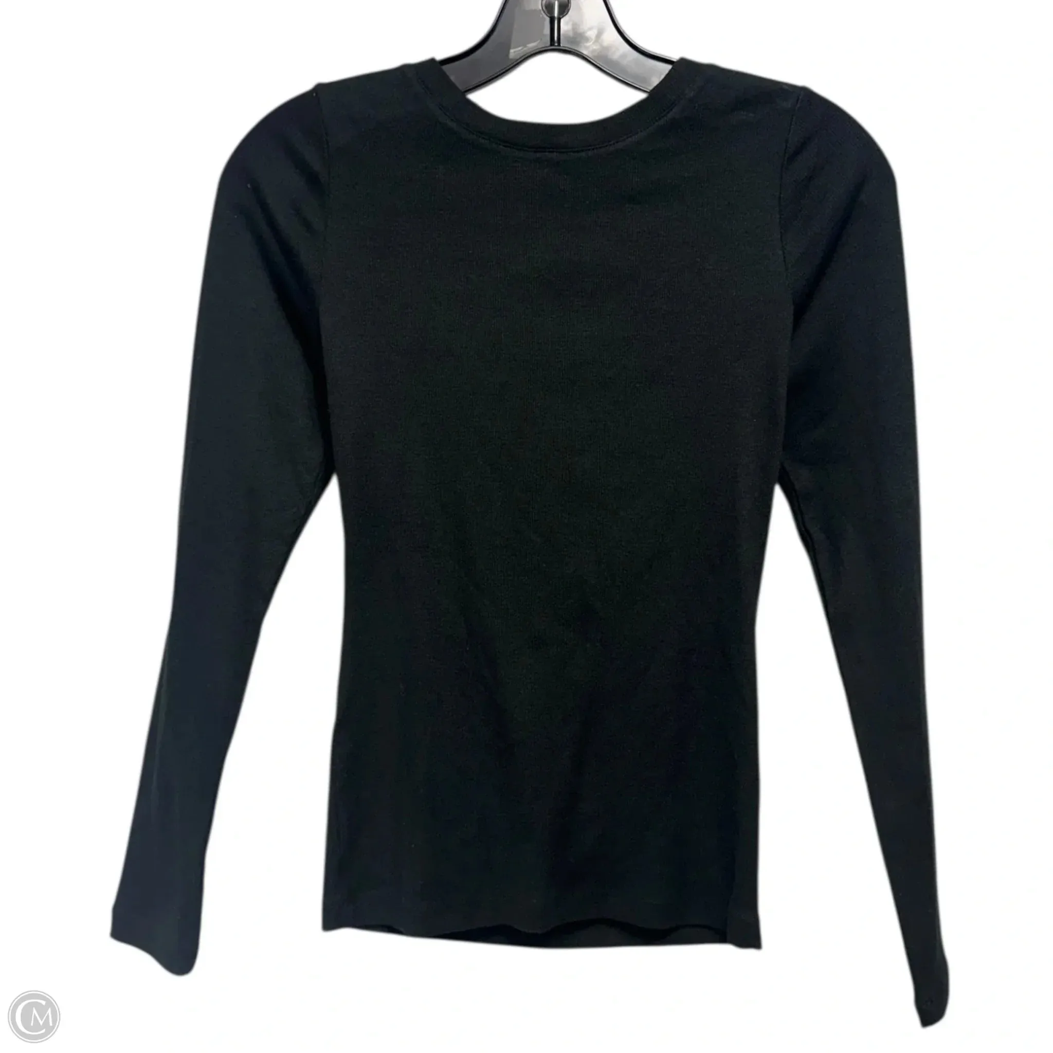 Top Long Sleeve Basic By Club Monaco In Black, Size: Xs