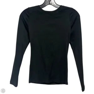 Top Long Sleeve Basic By Club Monaco In Black, Size: Xs