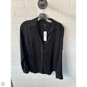 Top Long Sleeve By Ann Taylor In Black, Size: S
