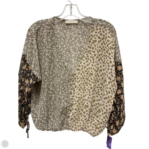Top Long Sleeve By By Together In Floral Print, Size: S
