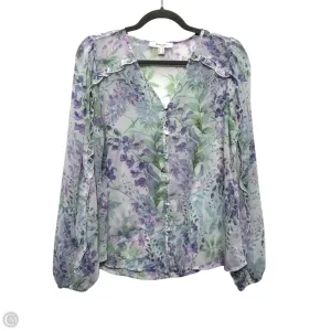 Top Long Sleeve By Clothes Mentor In Purple, Size: M