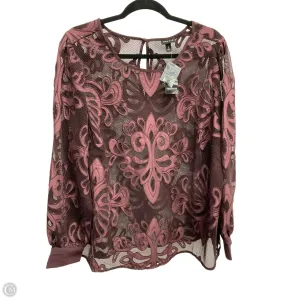 Top Long Sleeve By Torrid In Red, Size: Xxl