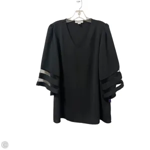 Top Long Sleeve By Zenana Outfitters In Black, Size: L
