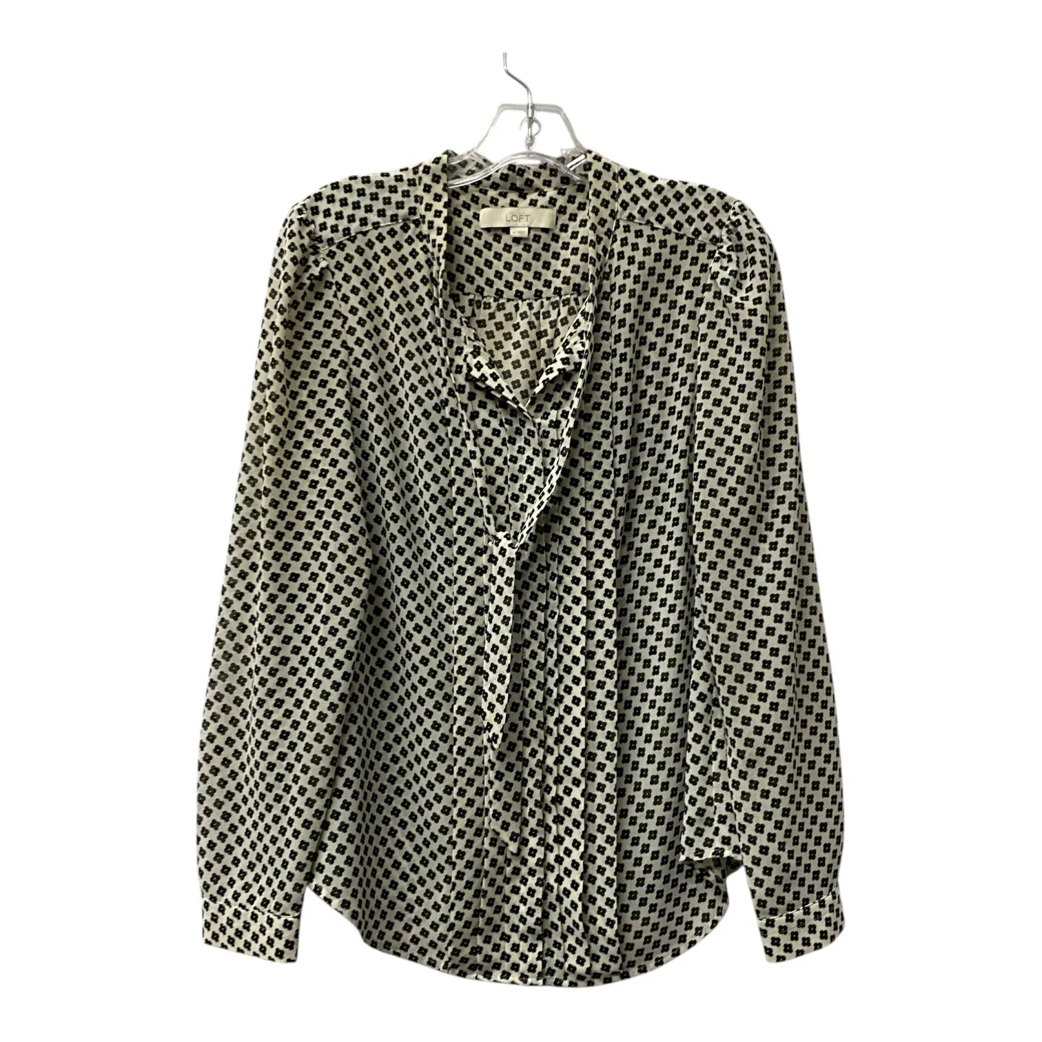 Top Ls By Loft In Black & Tan, Size:M