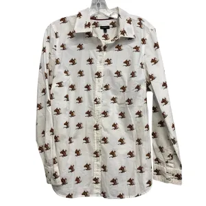 Top Ls By Talbots In Brown & Cream, Size:M