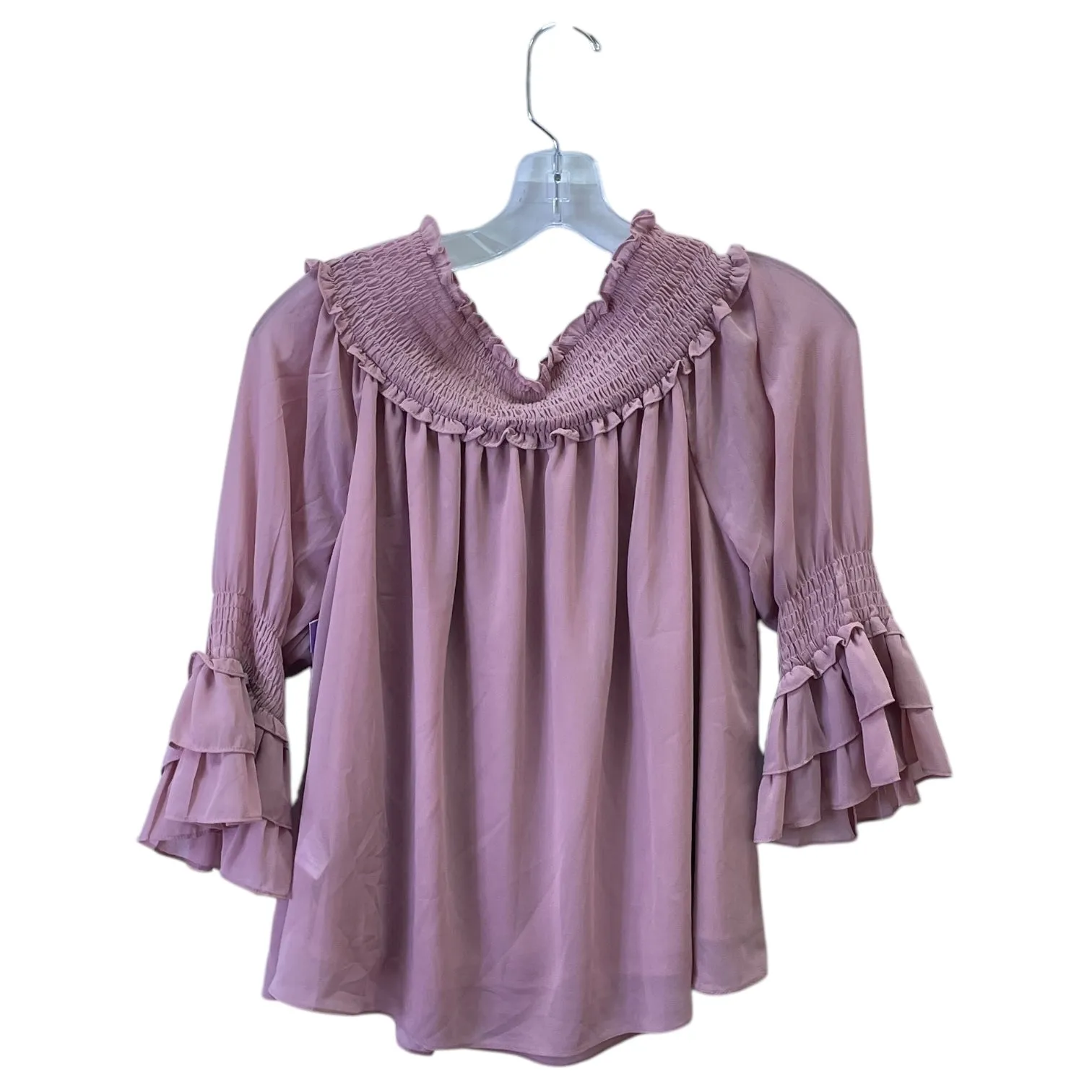 Top Ls By Vici In Mauve, Size:S