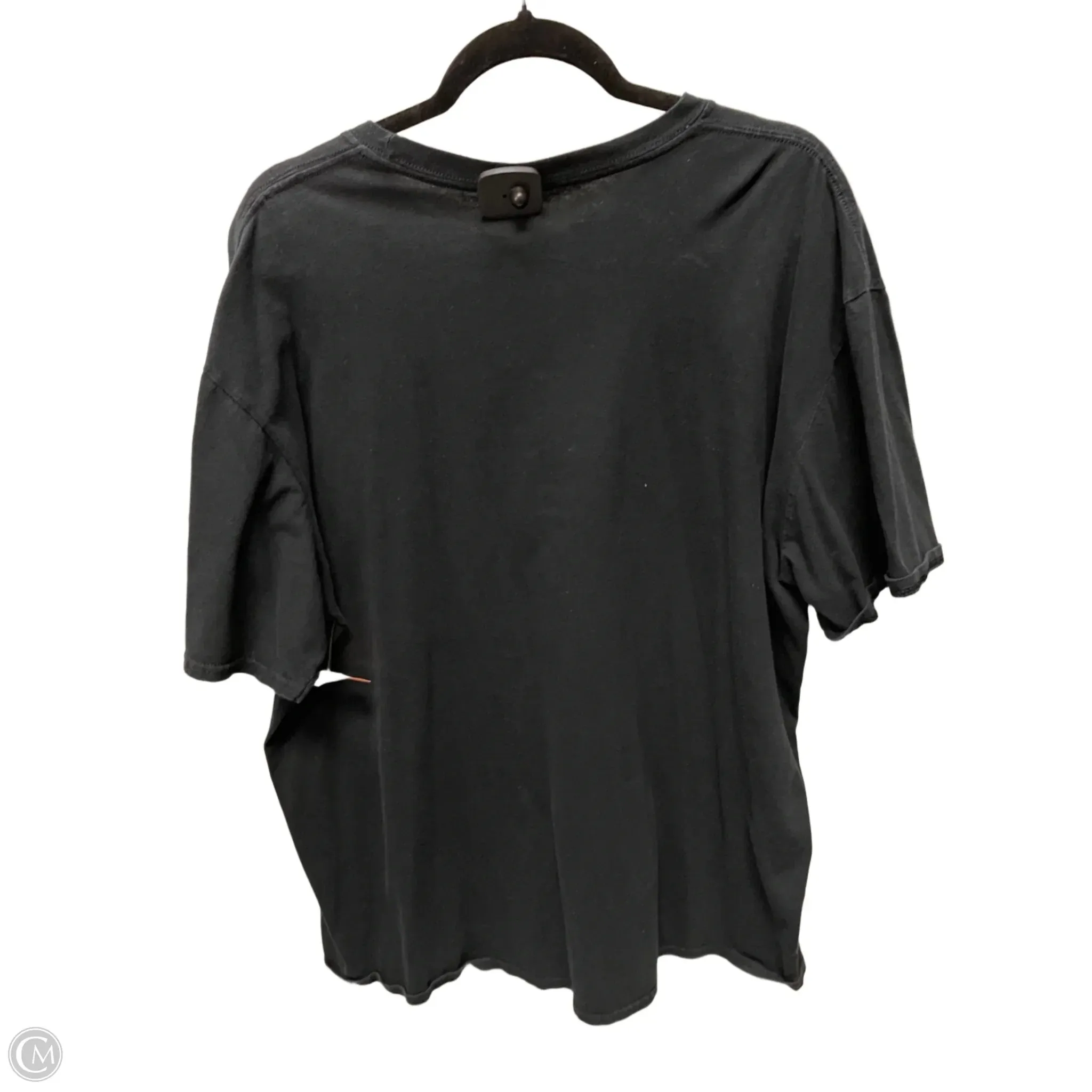 Top Short Sleeve By Clothes Mentor In Black, Size: 2x