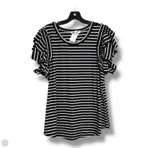 Top Short Sleeve By Cmf In Striped Pattern, Size: 2x
