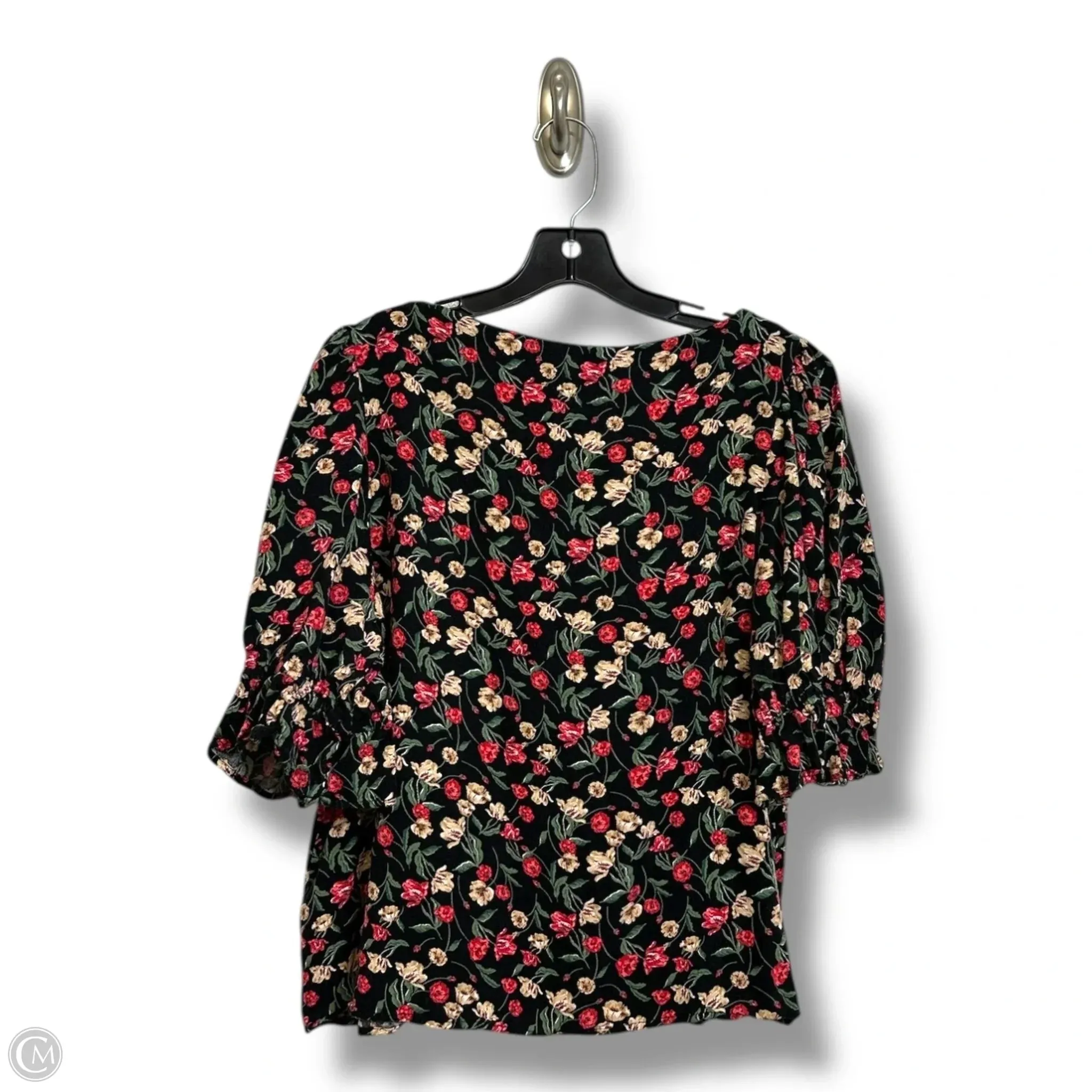 Top Short Sleeve By Draper James In Floral Print, Size: M