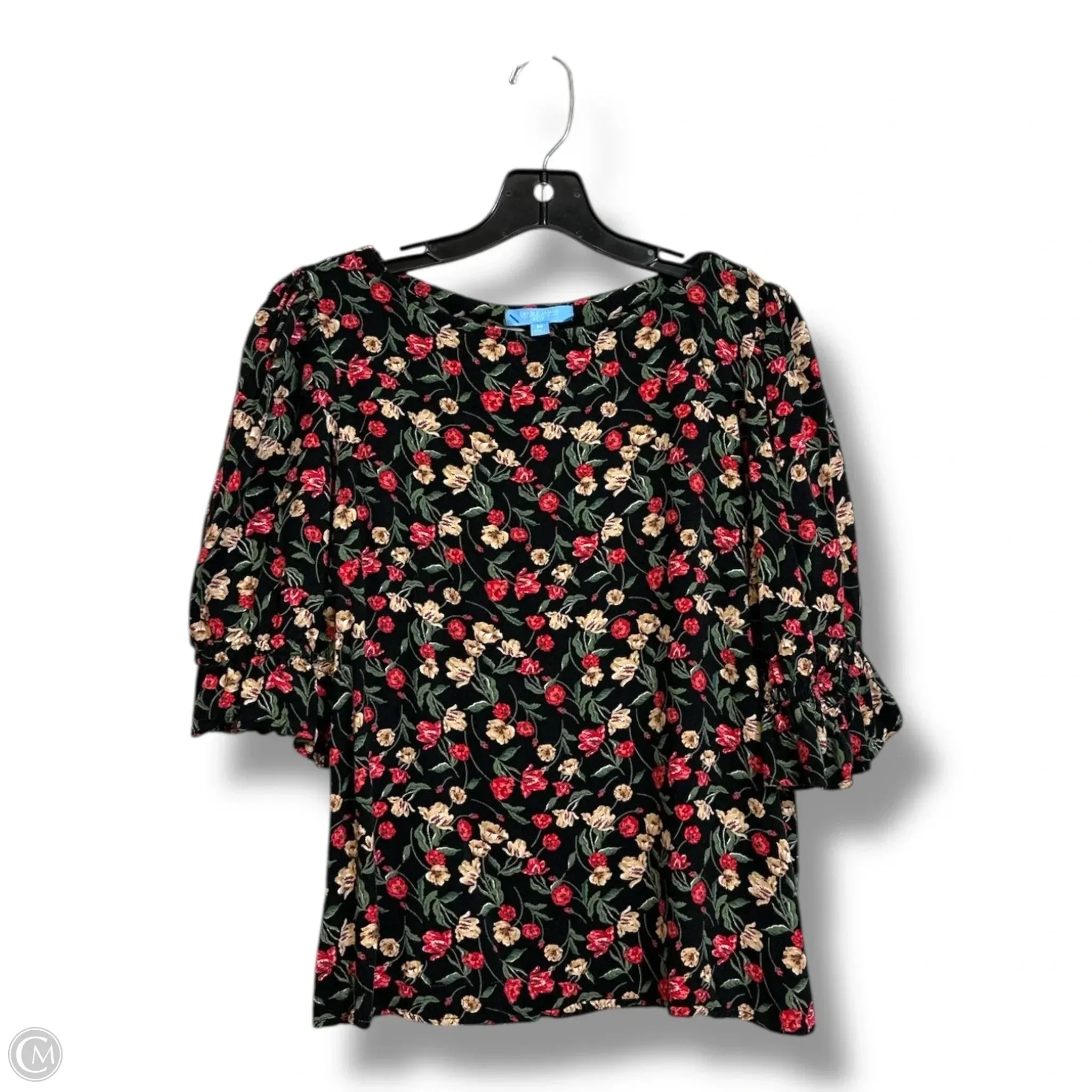 Top Short Sleeve By Draper James In Floral Print, Size: M