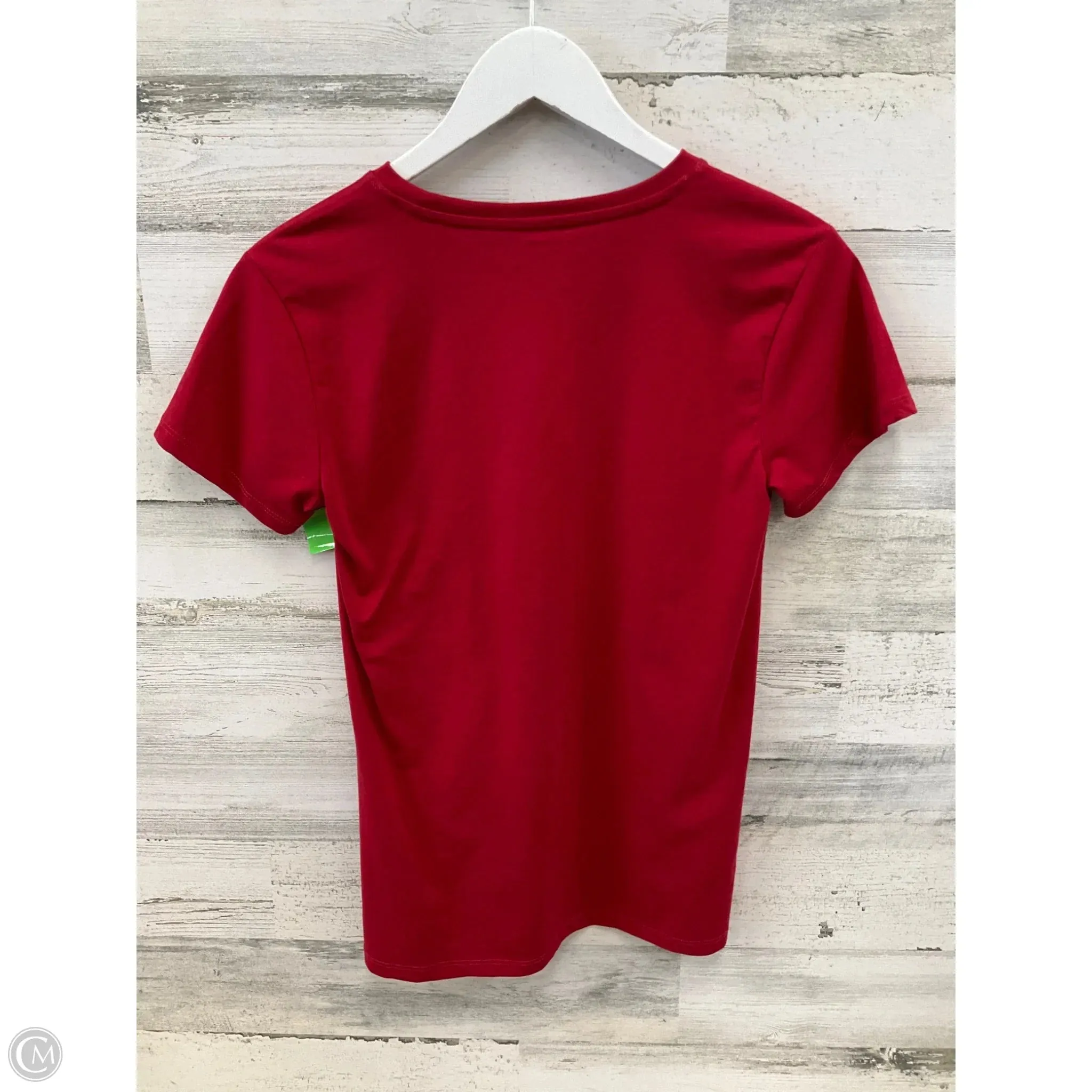 Top Short Sleeve By Eddie Bauer In Red, Size: Xs