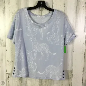 Top Short Sleeve By Jane And Delancey In Blue, Size: M