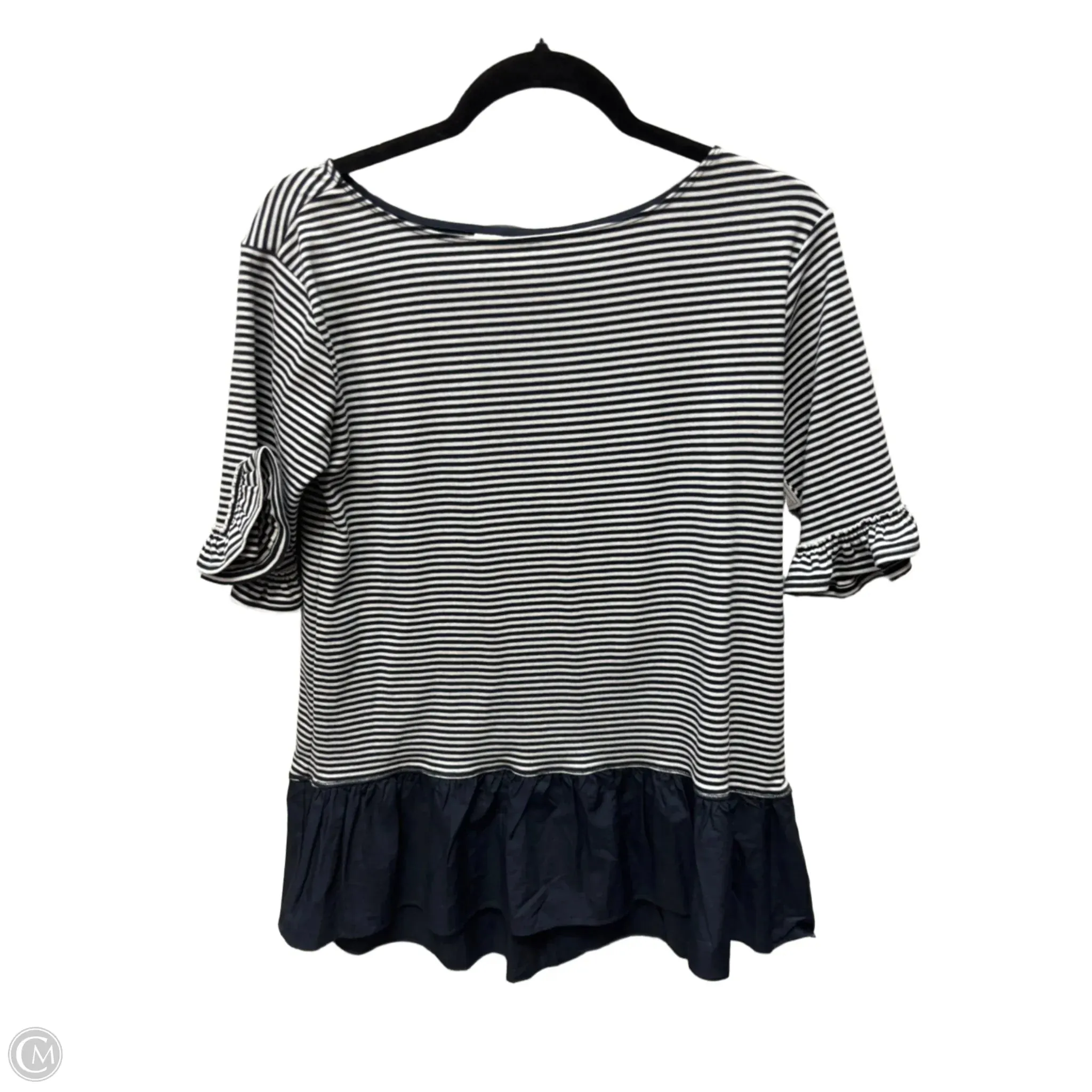 Top Short Sleeve By Maeve In Striped Pattern, Size: Xs