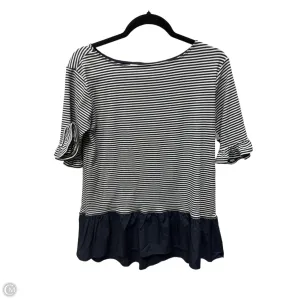 Top Short Sleeve By Maeve In Striped Pattern, Size: Xs