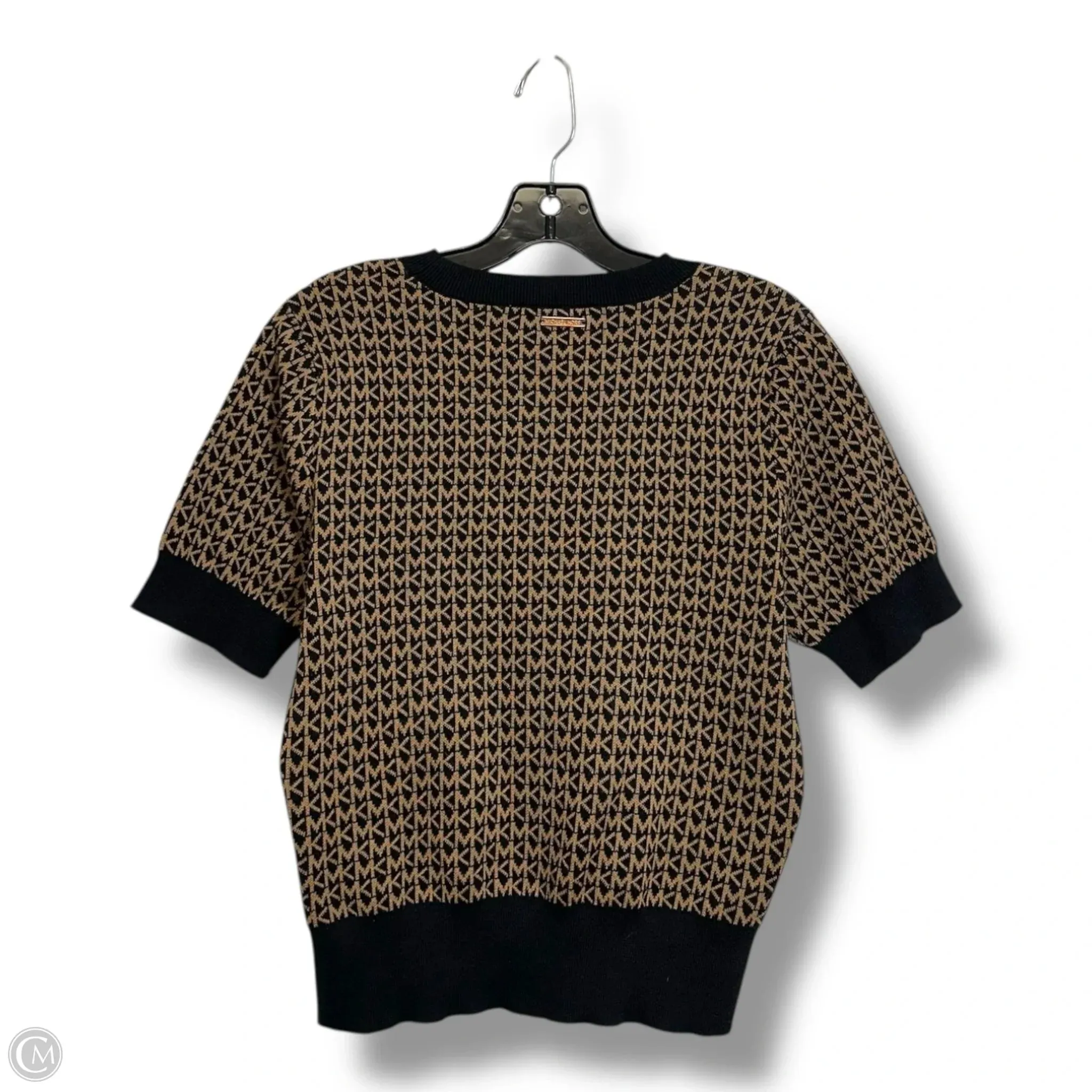 Top Short Sleeve By Michael By Michael Kors In Brown, Size: M