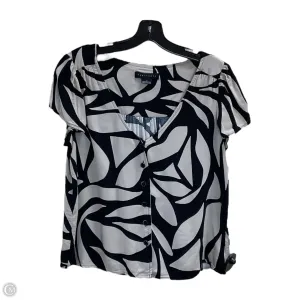 Top Short Sleeve By Sanctuary In Black & Tan, Size: S