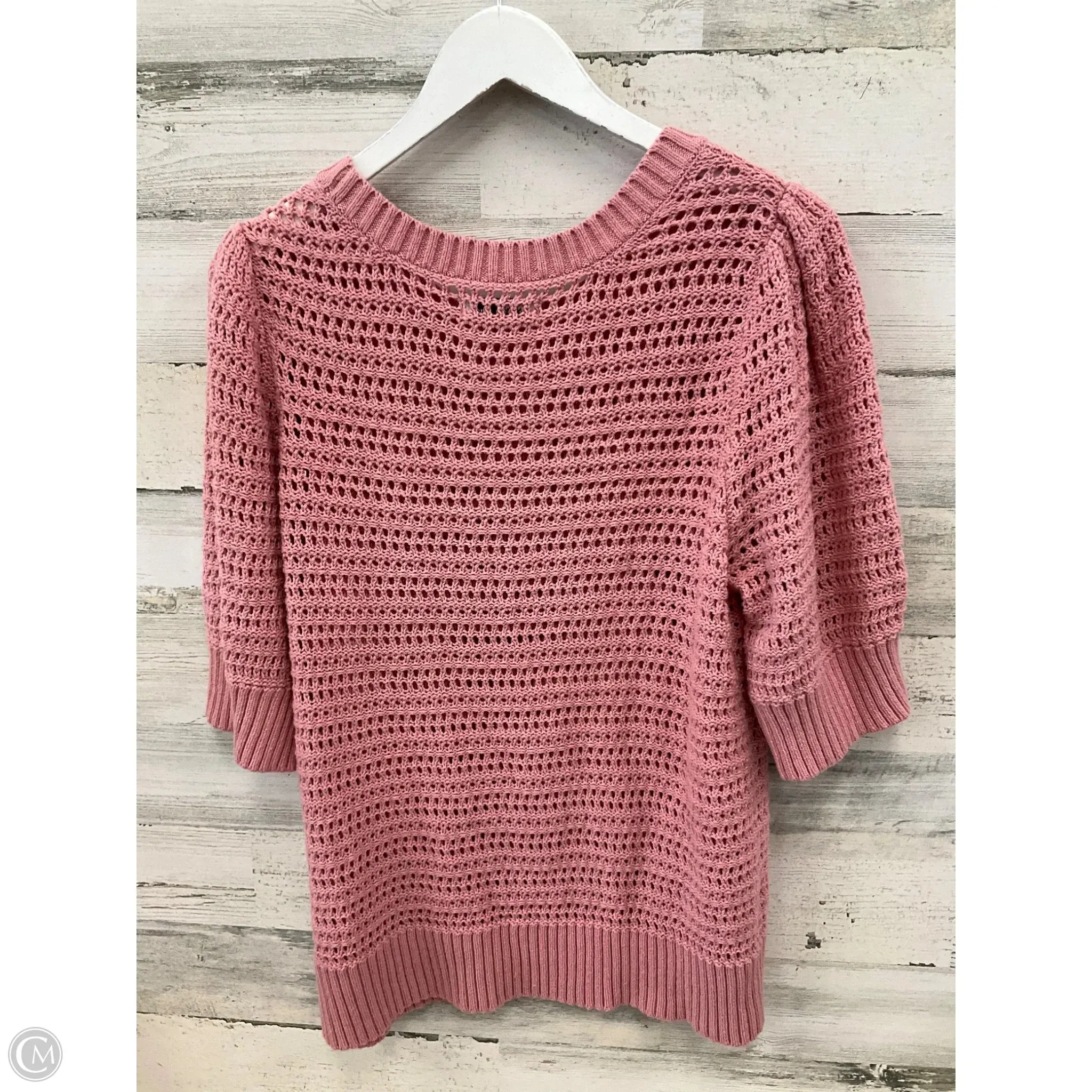 Top Short Sleeve By Sonoma In Pink, Size: Xl