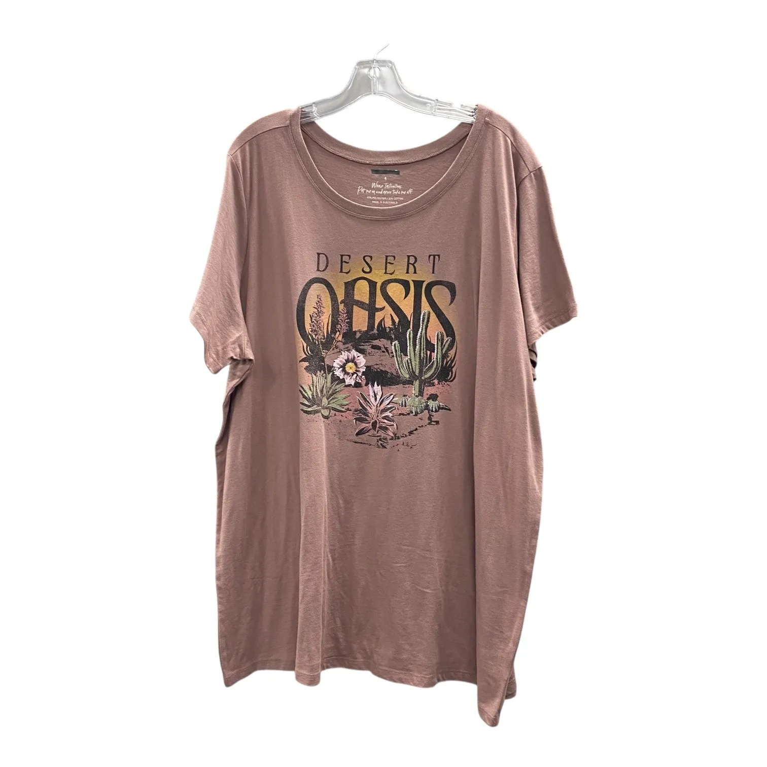 Top Ss Basic By Torrid In Brown, Size:4X