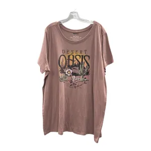 Top Ss Basic By Torrid In Brown, Size:4X