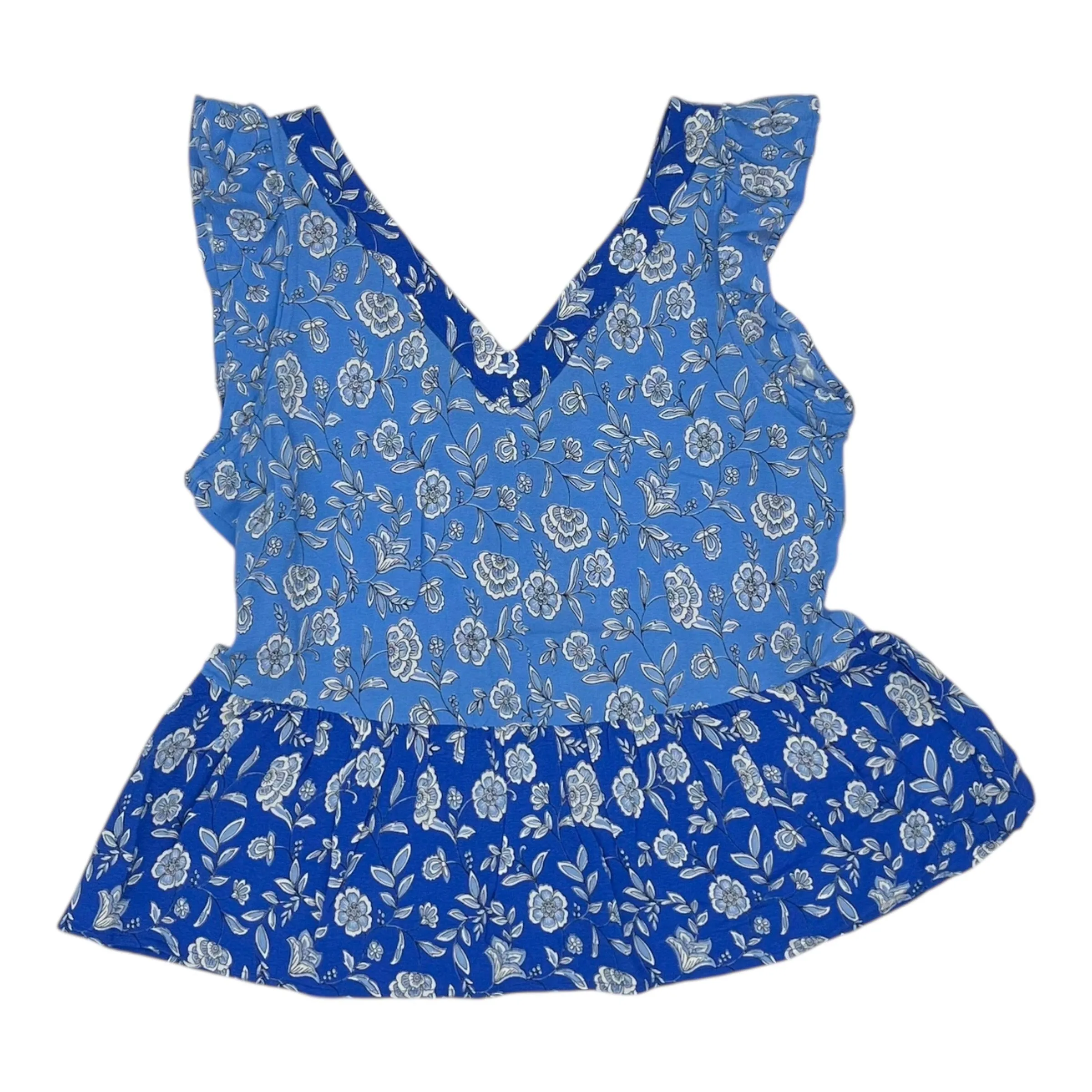 Top Ss By Loft In Blue, Size:S