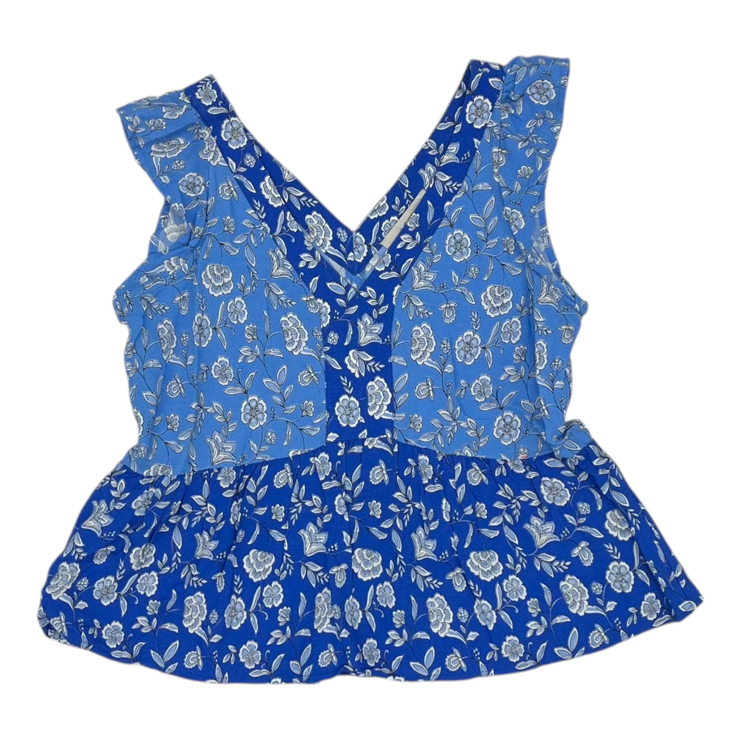 Top Ss By Loft In Blue, Size:S