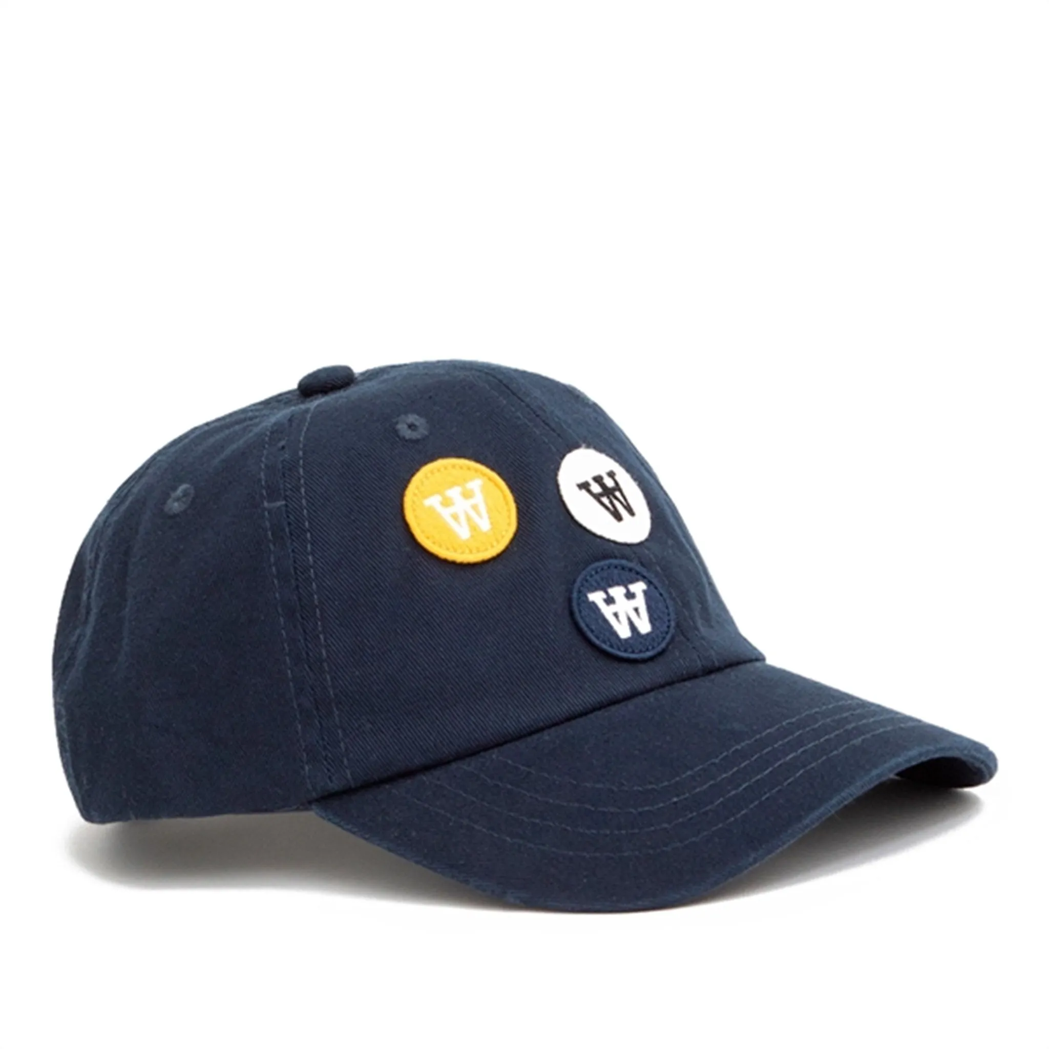Wood Wood Sim Patches Kids Cap Navy